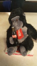 Coca Cola Gorilla Plush Monkey Coke Bottle Stuffed Soft Toy Vtg 1994