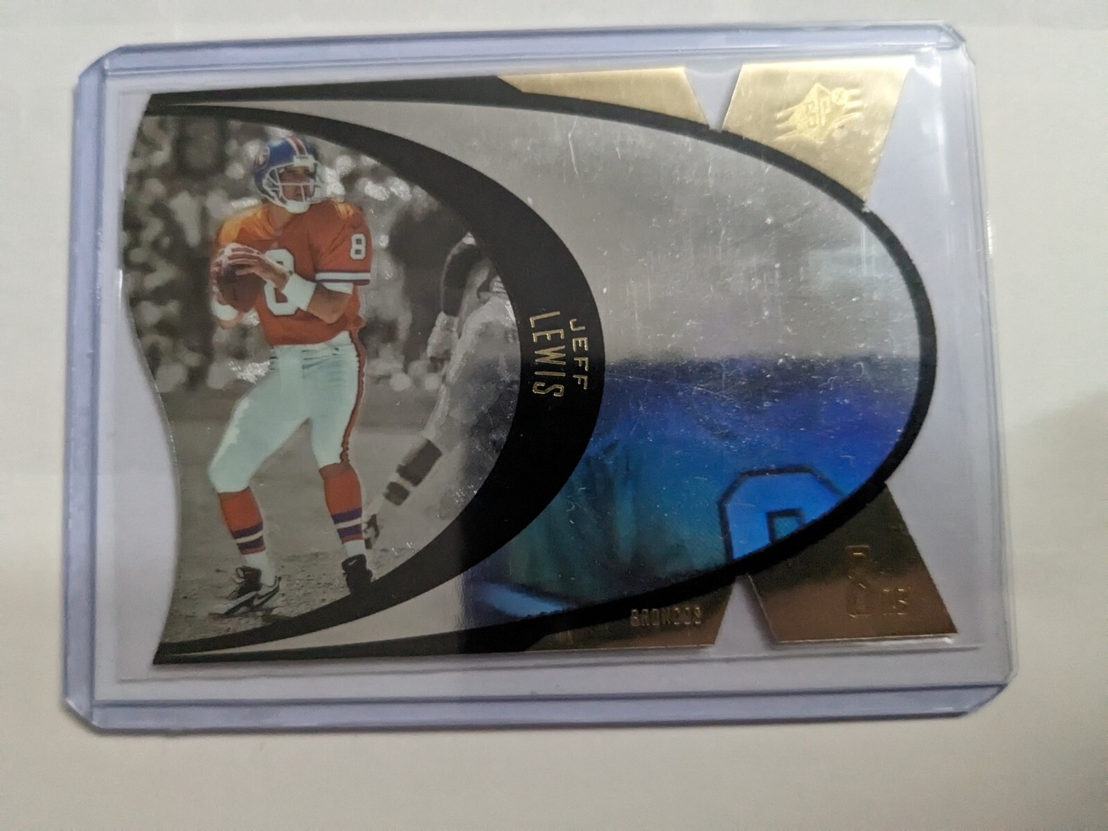 🏆 1997 SPx Gold JEFF LEWIS #25 DENVER BRONCOS