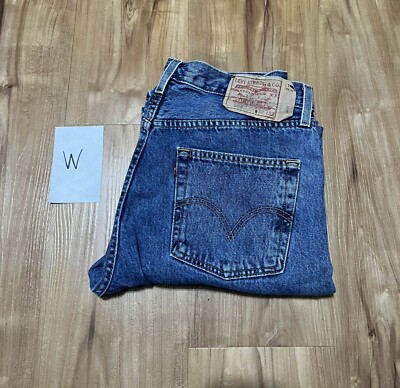 Vintage Levi 501 Jeans Button Fly 32x32 VTG Denim 90s Y2K  501 Levi s Decade Old