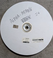 Partial Spool 3590/16 - ALPHA WIRE - 16C 28AWG FOIL SHIELDED DRAIN RIBBON CABLE