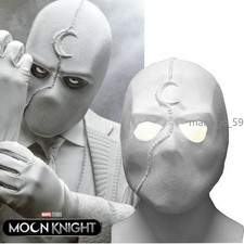 Moon Knight LED Mask Cosplay Latex Helmet Halloween Props Accessories Party Gift