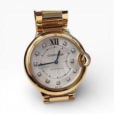 Full Set Cartier Ballon Bleu 36 mm 18K Yellow Gold Automatic Watch W69003Z2 2