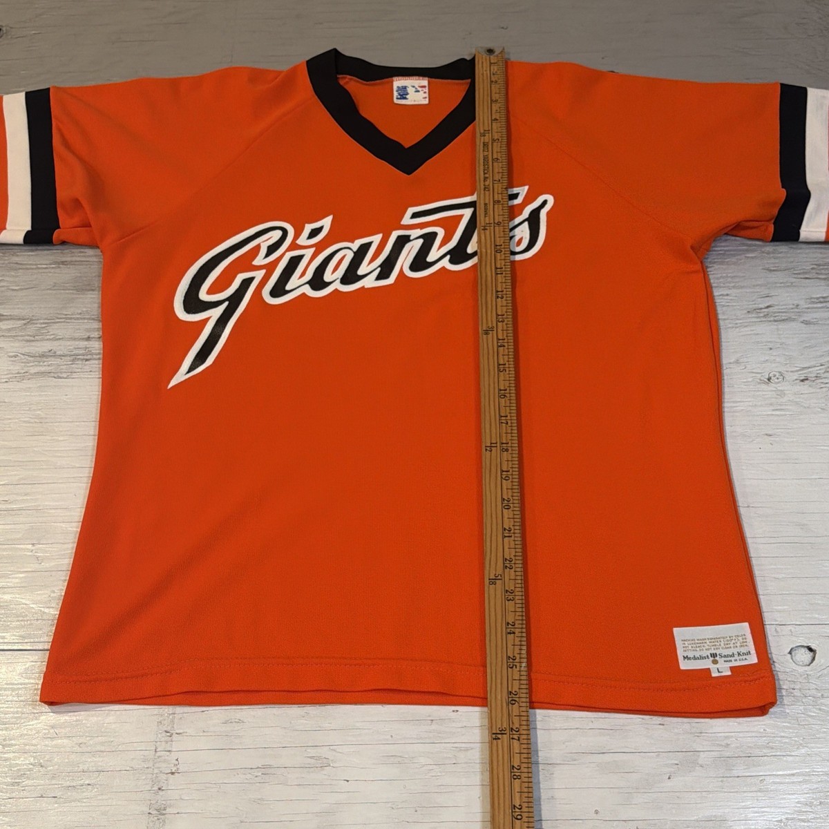 RARE Vintage 80s MLB Sand Knit San Francisco Giants Pullover