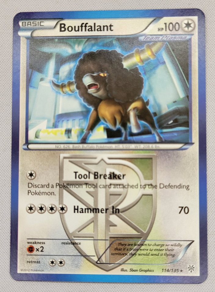 Bouffalant (Team Plasma) 114/135 Pokemon Plasma Storm Regular NM