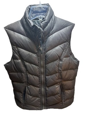 Prana Designer Black Size Small Women's Packable Puffer Down Vest NWOT