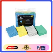 Auto Drive Multipurpose Microfiber Towels 12 x 16 Inch 100 Pack
