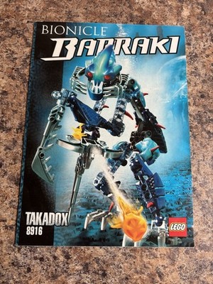 Lego Bauanleitung Instruction Bionicle 8916 Barraki Takadox