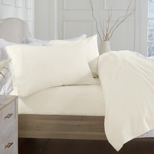 100 Turkish Cotton Flannel Sheet Set 4 Piece Deep Pocket Solid Cozy Winter...
