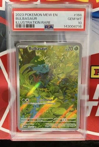Bulbasaur 166/165 Pokémon Scarlet And Violet 151 English Psa 10