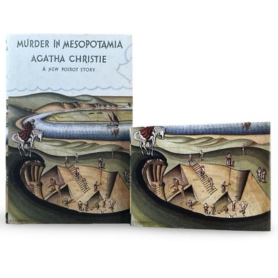 Agatha Christie Poirot Murder In Mesopotami 2007 HB First Facsimile Belly Band
