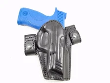 OWB Snap-On Leather Open Top Holster Compatible w/ Sig Sauer P226R DAK W/RAILS