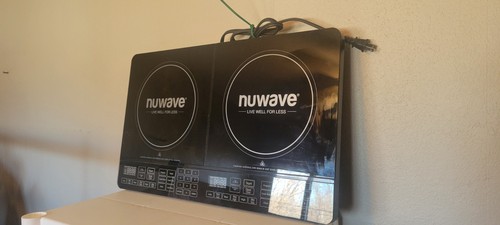 NuWave PIC Double Induction Cooktop 1800W Black Portable Electric Burner