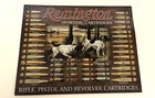 Vintage Remington Sporting Cartridges Tin Sign Bird Hunting Dogs