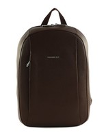Mandarina Duck Mellow Leather Backpack Rucksack Rucksack Espresso Dunkelbraun