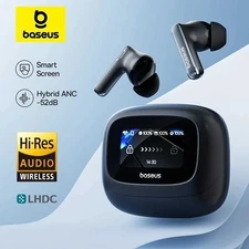 Baseus Bowie Ultra Wireless Earphones Smart Screen 52dB Noise Cancelling