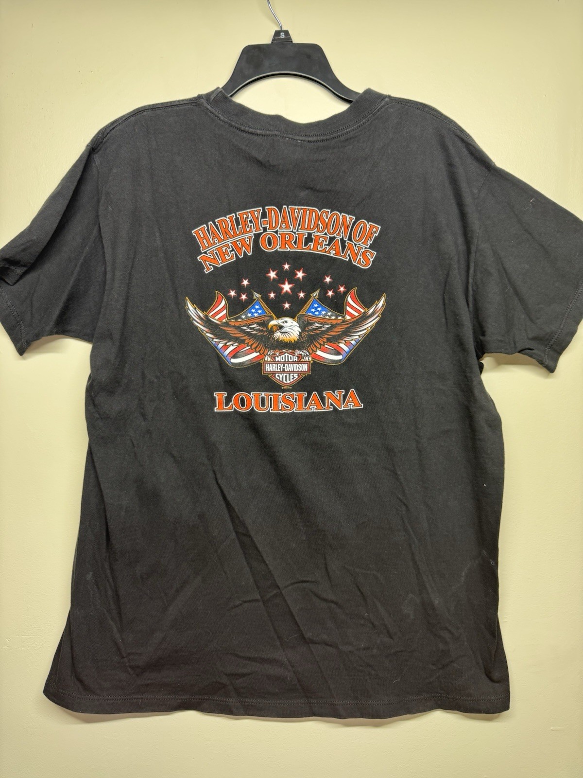 Vintage 90s Harley Davidson Shirt New Orleans Louisiana Size XL