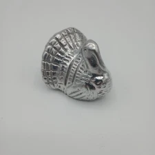 Mariposa TURKEY Napkin Weight #1929 Aluminum Thanksgiving Replacement 