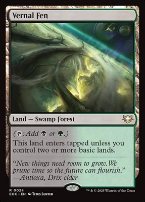 Vernal Fen - Commander: Edge of Eternities EOC 24 - NM EN - Magic MTG
