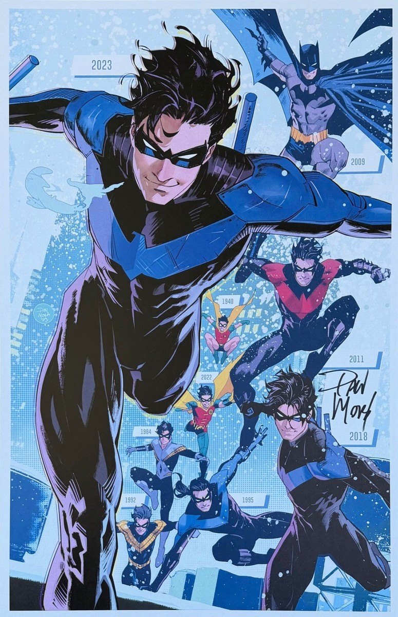 DAN MORA rare NIGHTWING 107 art print SIGNED 11x17 LAST TWO | eBay