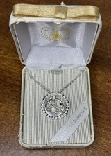 Disney Park Arribas Bro Circle Necklace Mickey Made with Crystals from Swarovski