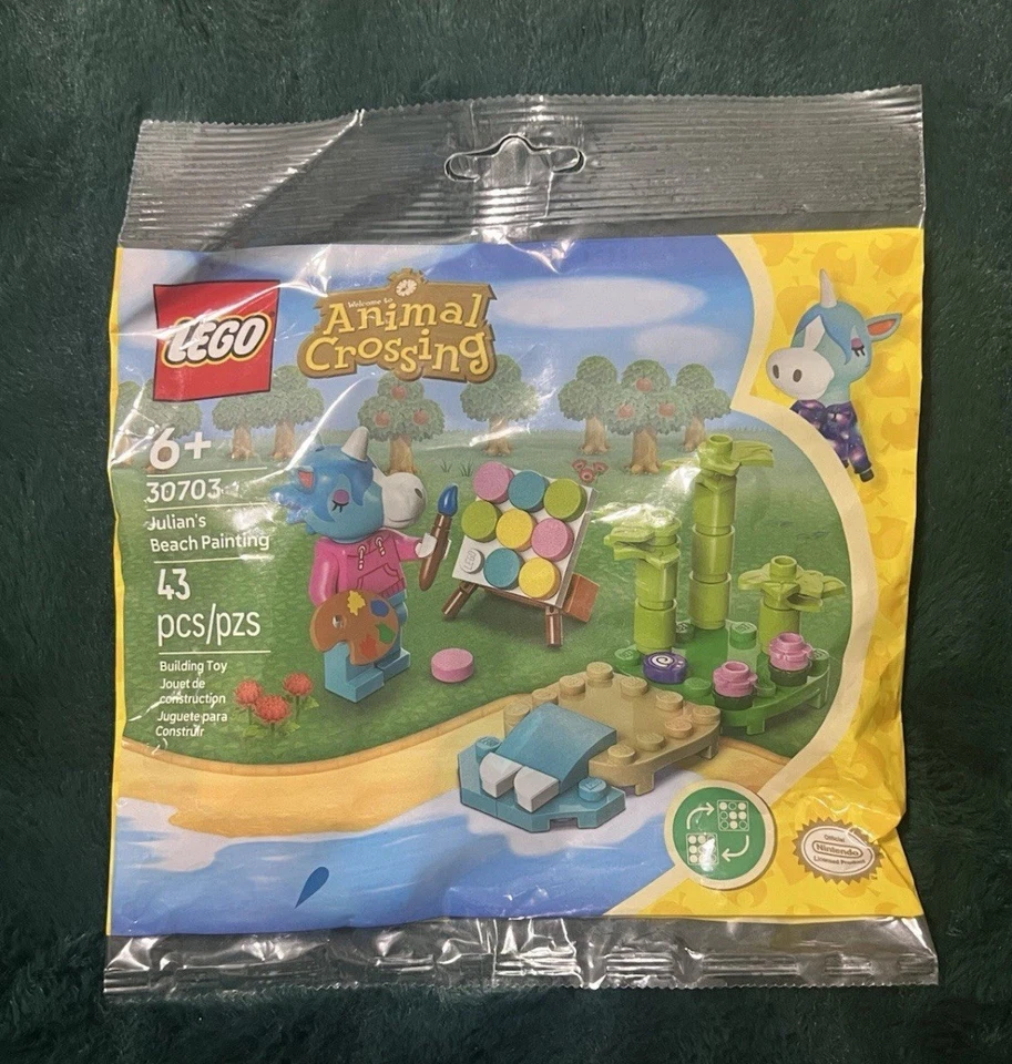 乐高动物穿越: 🎨 Julian's Beach Painting 🔥 塑料袋套装 30703 未开封 — 第 2/3 张图片