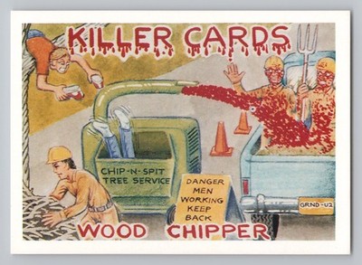 KILLER CARDS 1988  Pick From List. Piranha Ent. 1st series, 1st edition