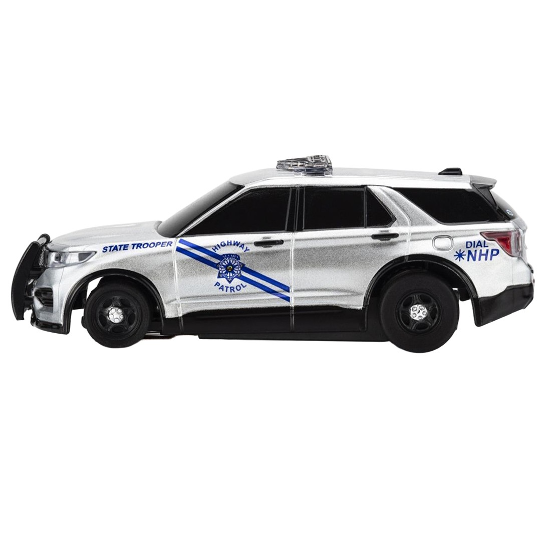 AFX Racing 22105 Police Interceptor Mega G+ w/ Drive Lights HO Slot Car ...
