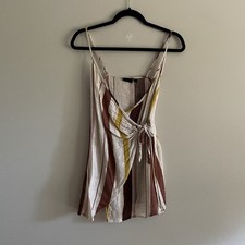 Out From Under Urban Outfitters Women S Striped Delaney Swim Wrap Cover Up Dress