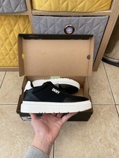 Image of DKNY Midland Lace Up Trainers Shoes Black White BNIB Size 5.5uk Women’s 38.5eu