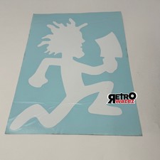 Insane Clown Posse Hatchetman WHITE 12 Vinyl Sticker OFFICIAL Psychopathic