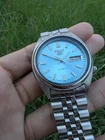 Seiko 5 Automatic Men’s Watch 7009-469LR – Vintage Japan Made – Sky Blue Dial