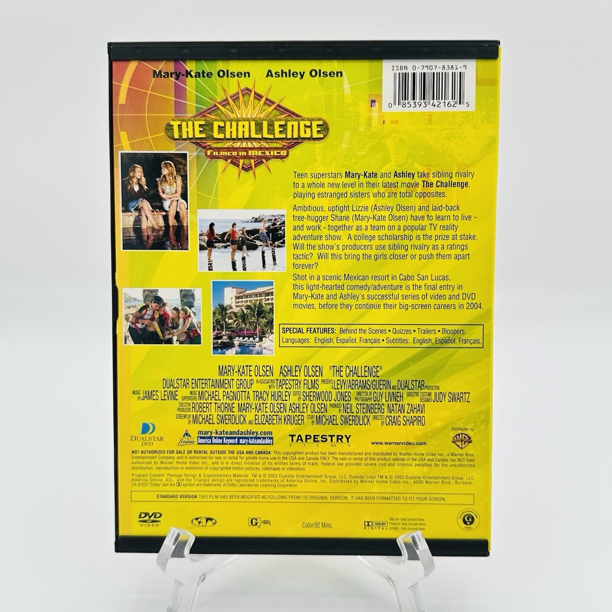 The Challenge (DVD, 2003) Mary-Kate & Ashley Olsen Snap Case