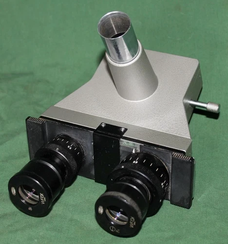 Olympus BH2 Trinocular Microscope Head with WHK 10x 20 Eyepieces