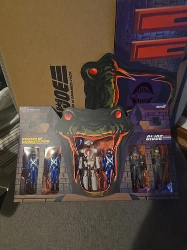 G.I. Joe SDCC Exclusive Super7 ReAction Pyramid of Darkness Snakelings Box Set