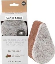(Free Duty Tax) Spongeables Anti-Cellulite Body Wash in a Sponge, Moisturize