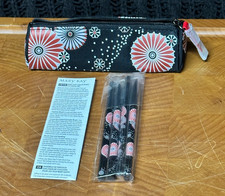 BRAND NEW - Mary Kay Color Burst 4 Piece Cosmetic / Makeup Eye Brush Set  Bag