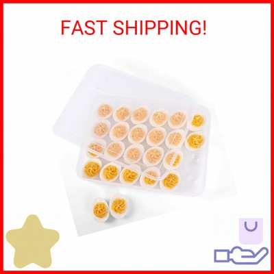 HANSGO Deviled Egg Containers with Lid, Deviled Egg Tray Holder Carrier with Lid