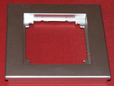 Merten M-PLAN 1fach Rahmen 486160 aluminium  Thermoplast edelmatt 