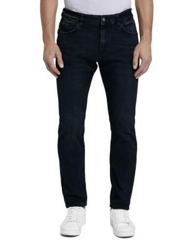 Tom Tailor Herren Jeans Marvin - Straight Fit - Blau - Dark Blue Denim W29-W40  - Afbeelding 1 van 3