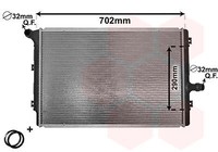VAN Wezel KüHler, MotorküHlung 58002208 VW