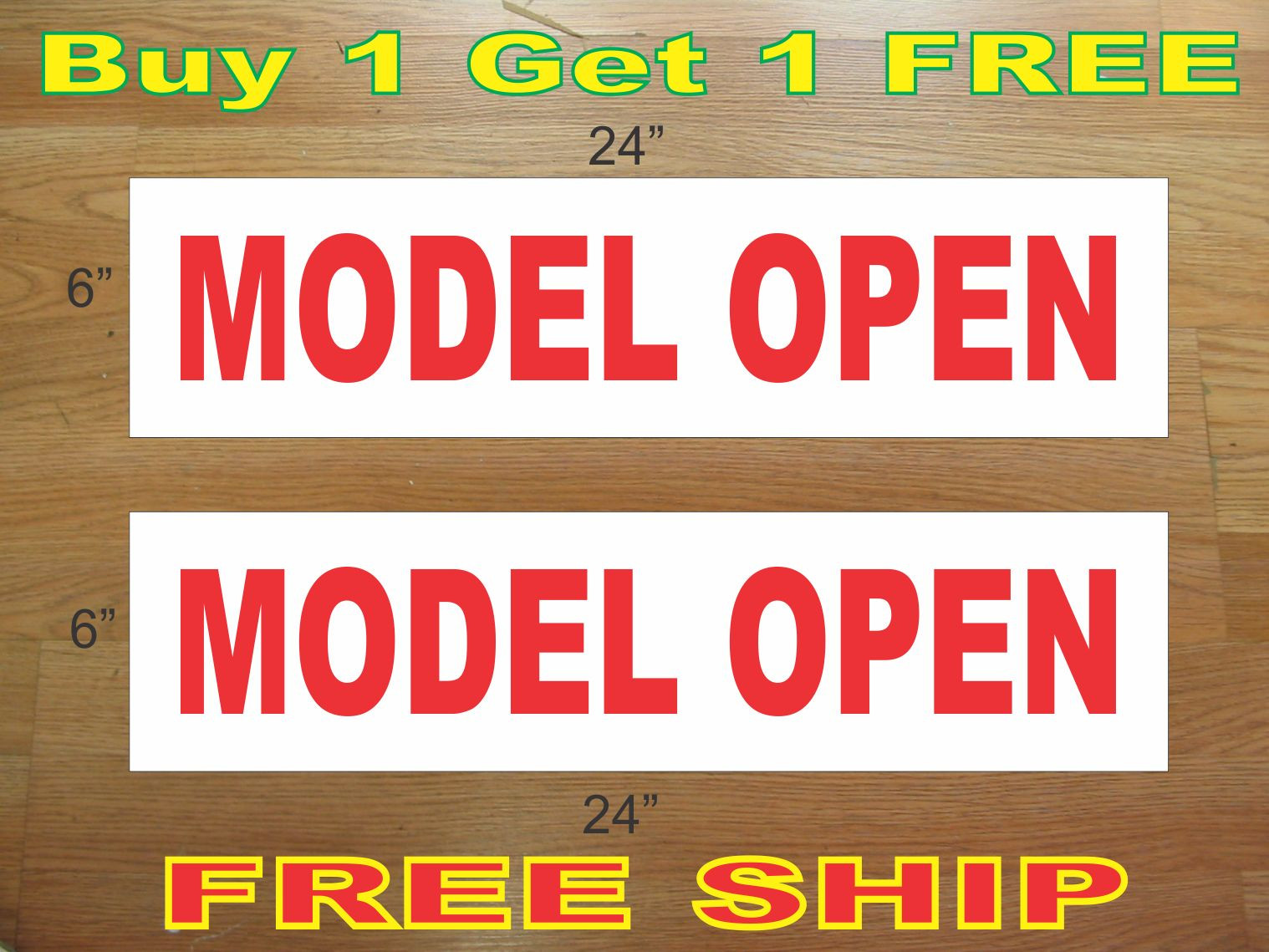 The Official Real Estate Rider Signs Bundle (6 Pack) – Double-Sided Signs: FOR SALE, OPEN HOUSE, SOLD, And More – Weatherproof, Made In USA, Easy To Install - Foto 8