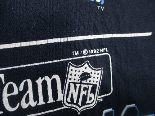 T-shirt Dallas Cowboys 1992 VINTAGE PUNTO SINGOLO AOP Salem uomo taglia XL - Foto 8 di 13