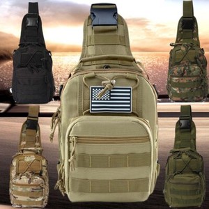 Sac à friser militaire extérieur tactique MOLLE Sac à dos pour épaulette à corps croisé