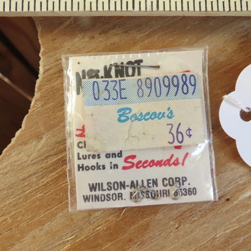 Vintage No-Knot Fas-Snap Windsor Mo. for fishing lure or hook (lot#9872) - Image 2 of 2