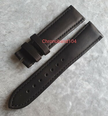 Genuine OEM Zenith 22/18mm Black Calf Leather Watch Strap - UNUSED 