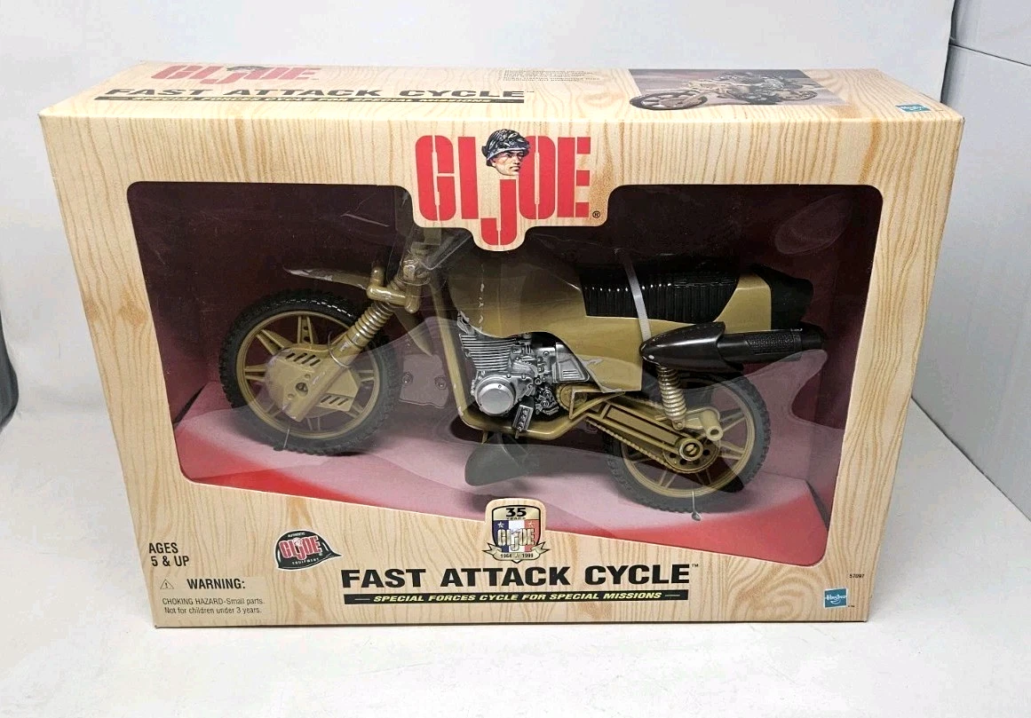 G.I. Joe Military & Adventure 1:6 Motorbike Action Figures for