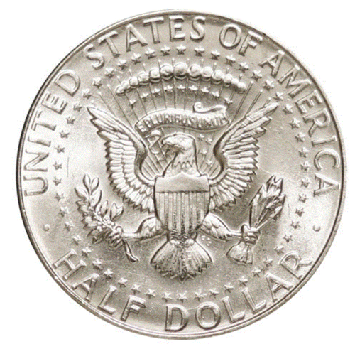 1966 Kennedy 40% Silver Half Dollar Uncirculated US Mint - Picture 2 of 2