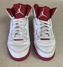 Nike Air Jordan 5 Retro White Pink Foam Gym Red 440893-106 Size 12C
