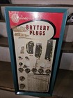 HUNDREDS OF VINTAGE NOS WALSCO BATTERY PLUGS EVEREADY BURGESS NEDA MORE DISPLAY