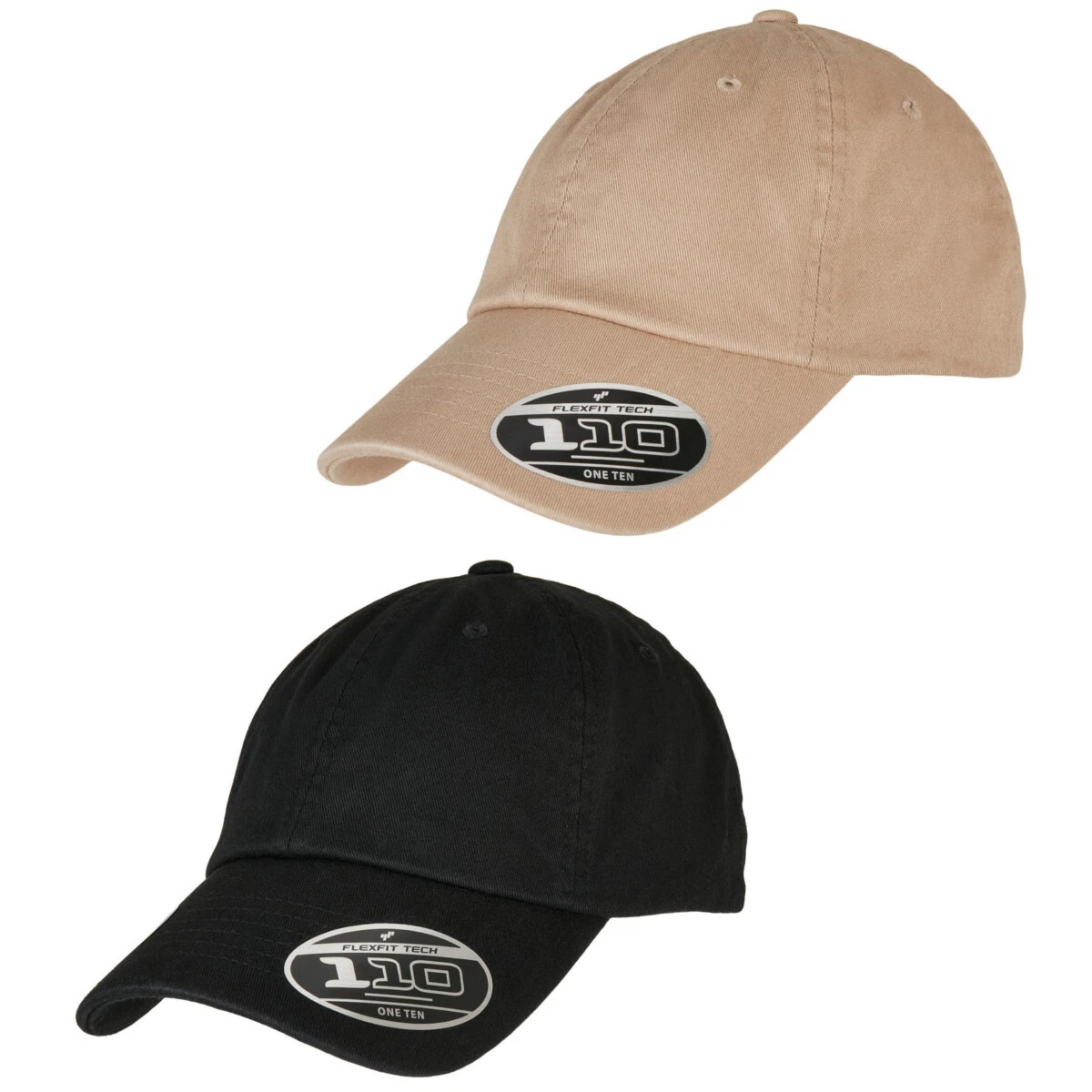 Yupoong Eco Washing 110 Unstructered Alpha Cap Basecap Kappe Schirmmütze Cappy